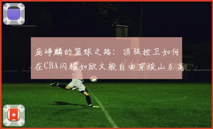 庞峥麟的篮球之路：顶级控卫如何在CBA闪耀如欧文般自由穿梭山东高速
